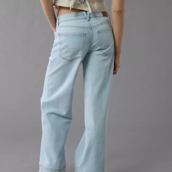 American Eagle Outfitters Light Blue Flare Jeans - Picture 2 of 10